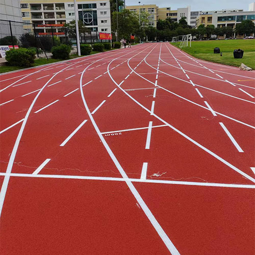 中山石歧中学400米全塑型自结纹跑道