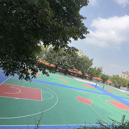 广州115中学硅PU球场